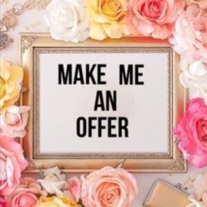 Make me an offer!!! Everything is negotiable! 🩷